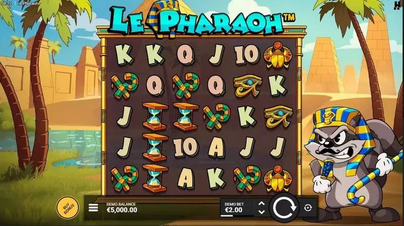 Le Pharaoh Hacksaw Gaming Slots - Main Screen Reels