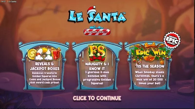 Le Santa Hacksaw Gaming Slots - Info and Rules