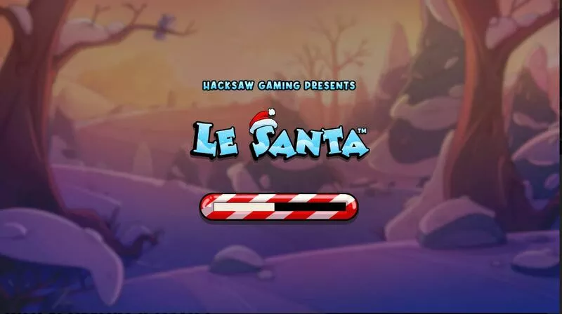 Le Santa Hacksaw Gaming Slots - Introduction Screen