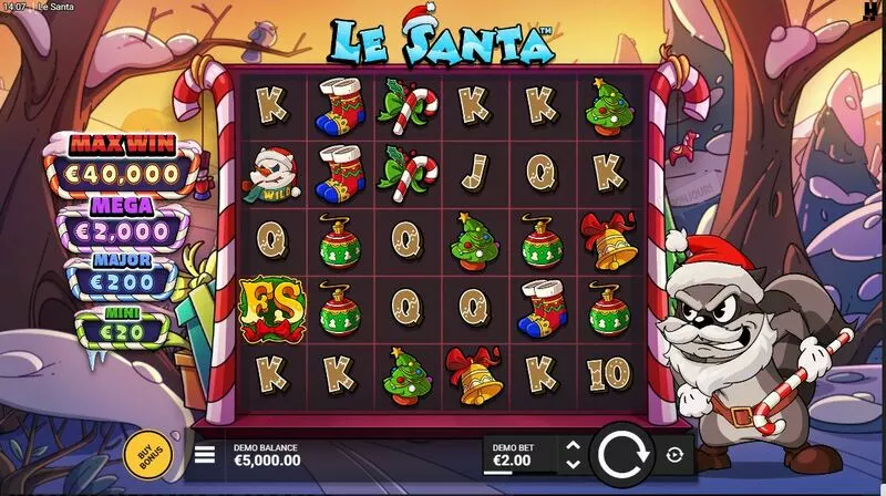 Le Santa Hacksaw Gaming Slots - Main Screen Reels
