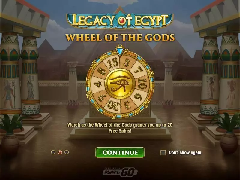 Legacy of Egypt Play'n GO Slots - Bonus 2