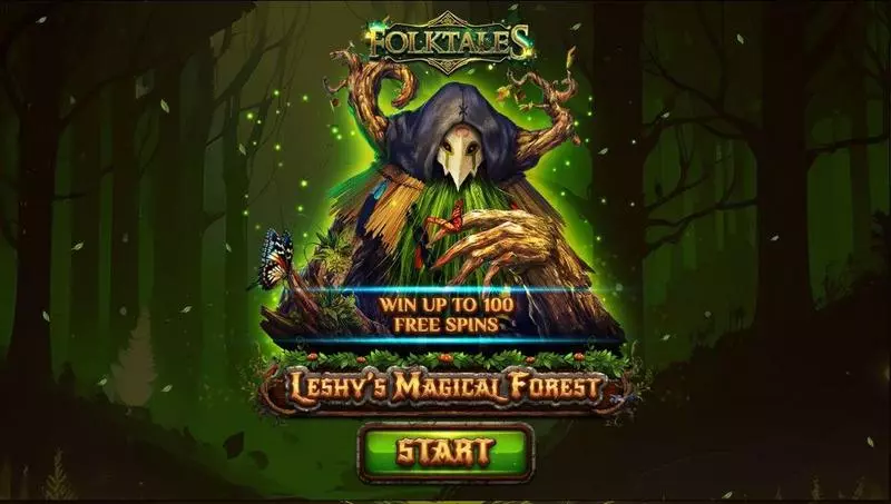 Leshy’s Magical Forest Spinomenal Slots - Introduction Screen