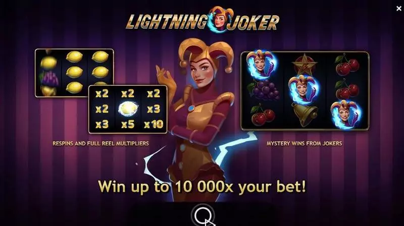 Lightning Joker Yggdrasil Slots - Info and Rules