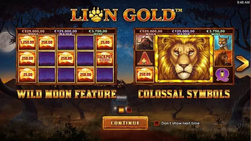 Lionn Gold StakeLogic Slots - Info and Rules