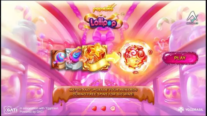 Lollipop AvatarUX Slots - Info and Rules