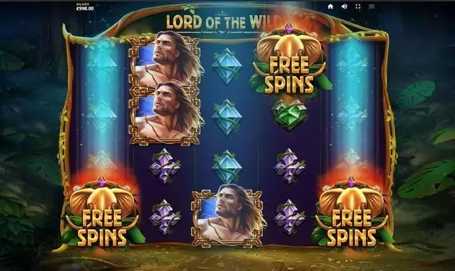 Lord of the Wilds Red Tiger Gaming Slots - Main Screen Reels