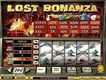 Lost Bonanza PlayTech Slots - Main Screen Reels