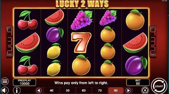 Lucky 2 Ways 1Spin4Win Slots - Main Screen Reels