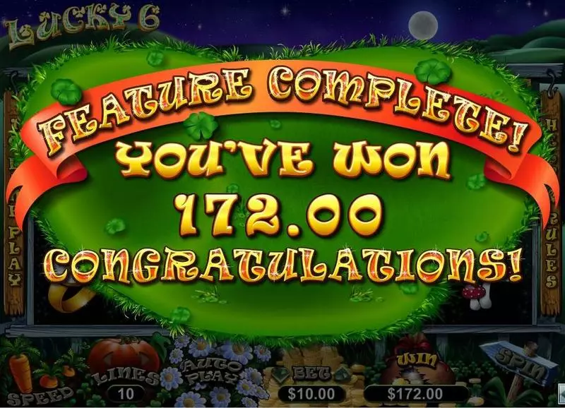 Lucky 6 RTG Slots - Bonus 1