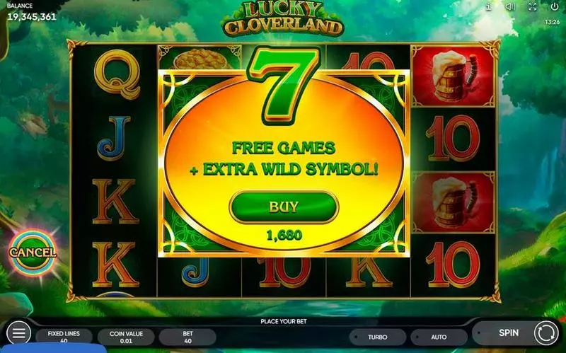 Lucky Cloverland Endorphina Slots - Bonus 1