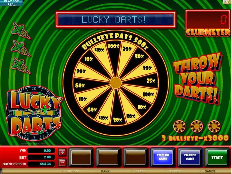 Lucky Darts Microgaming Slots - Bonus 1
