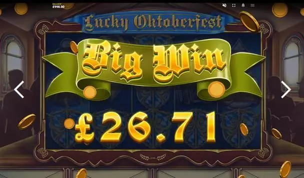 Lucky Oktoberfest Red Tiger Gaming Slots - Winning Screenshot