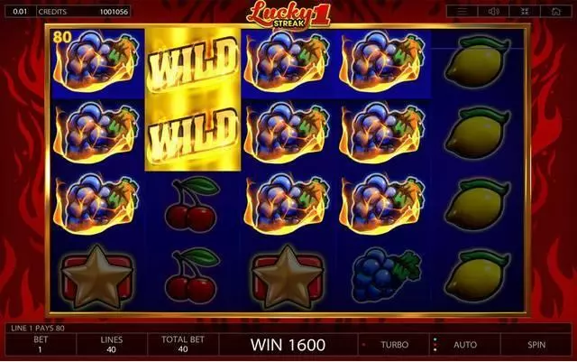 Lucky Streak 1 Endorphina Slots - Winning Screenshot