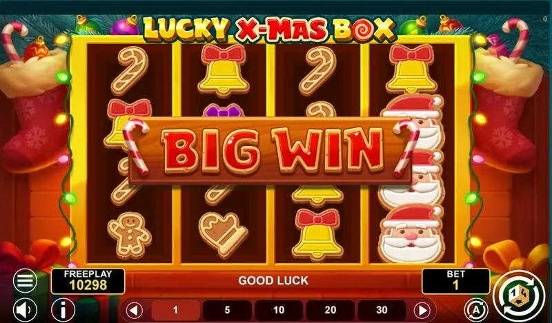 Lucky Xmas Box 1Spin4Win Slots - Winning Screenshot
