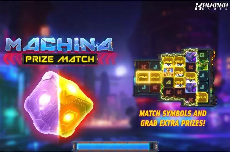 Machina PrizeMatch Kalamba Games Slots - Introduction Screen