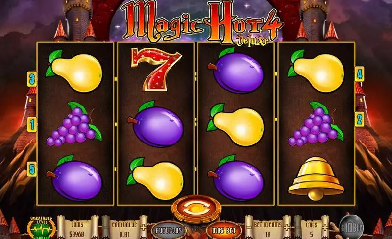 Magic Hot 4 Deluxe Wazdan Slots - Main Screen Reels