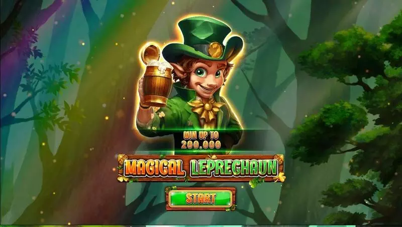 Magical Leprechaun Spinomenal Slots - Introduction Screen
