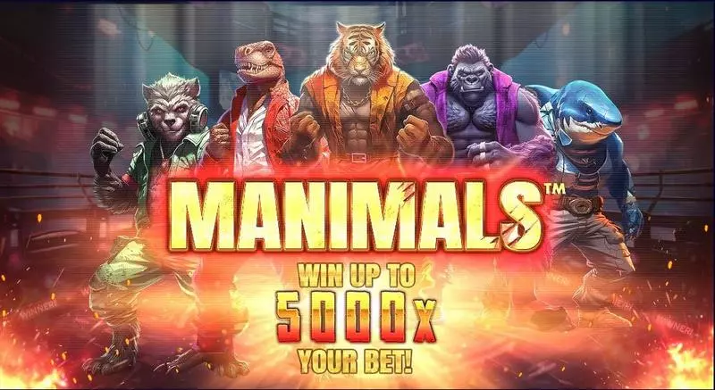 Manimals StakeLogic Slots - Introduction Screen
