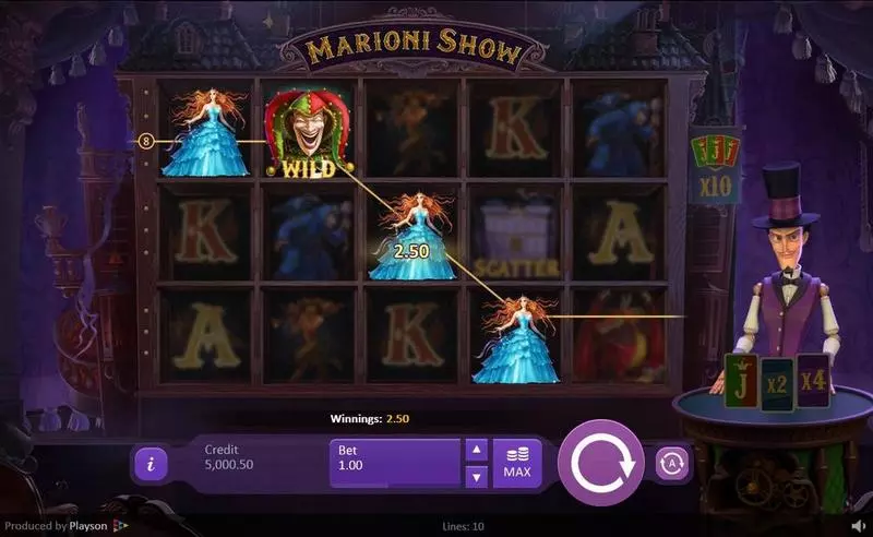 Marioni Show Playson Slots - 
