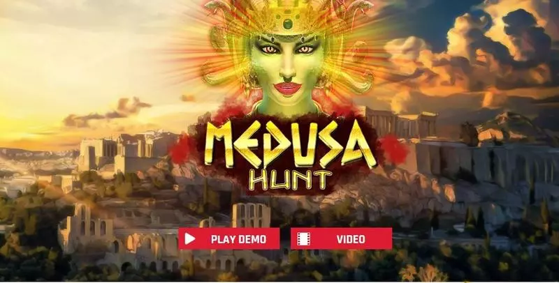 Medusa Hunt Red Rake Gaming Slots - Introduction Screen