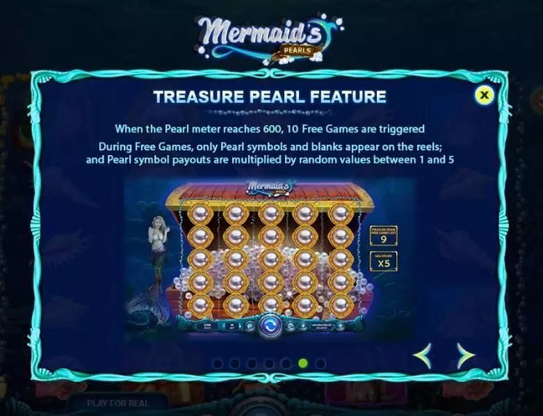Mermaid's Pearls RTG Slots - Bonus 1