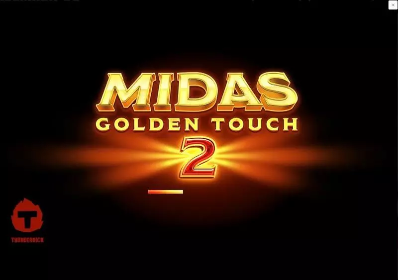 Midas Golden Touch 2 Thunderkick Slots - Introduction Screen