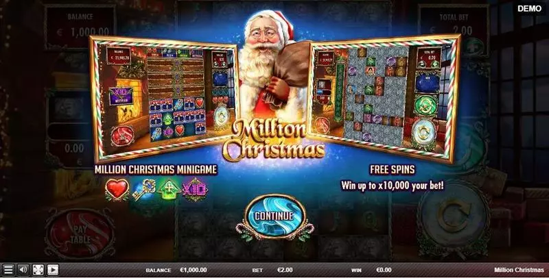 Million Christmas Red Rake Gaming Slots - Info and Rules