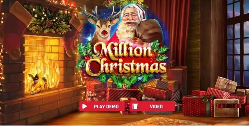 Million Christmas Red Rake Gaming Slots - Introduction Screen