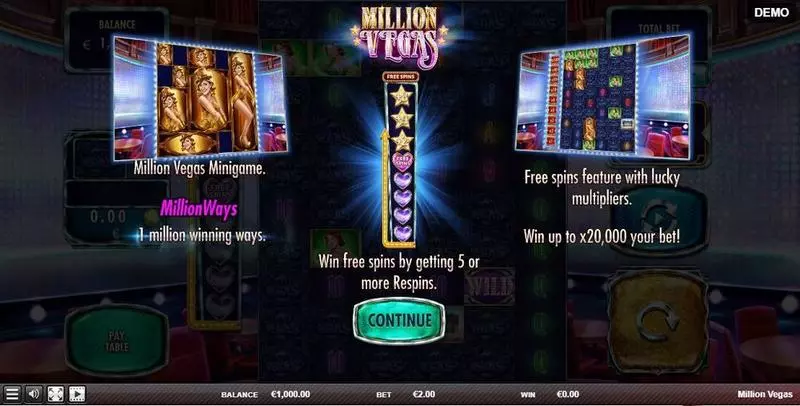 Million Vegas Red Rake Gaming Slots - Info and Rules