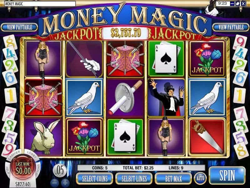 Money Magic Rival Slots - Main Screen Reels