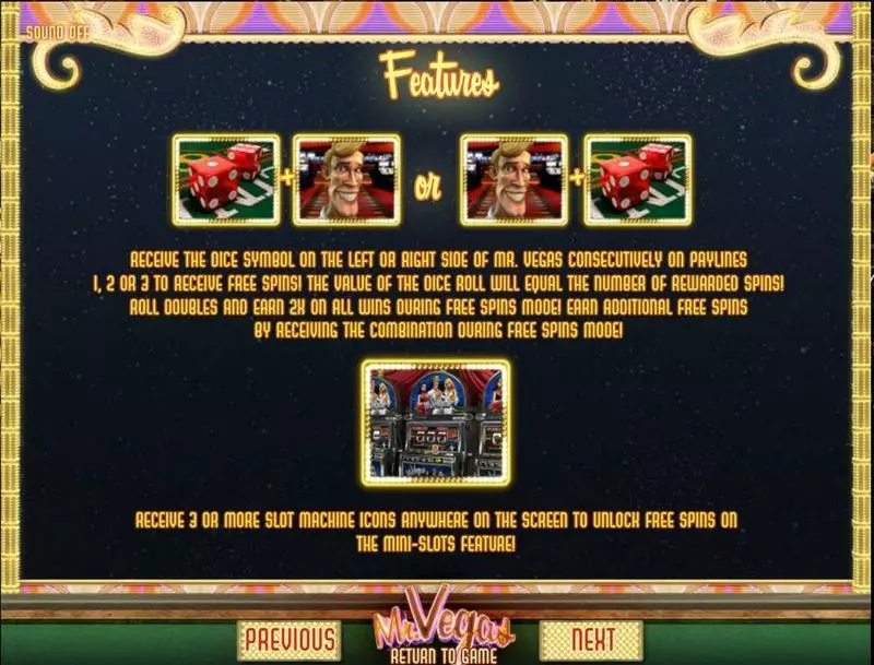 Mr Vegas BetSoft Slots - Free Spins Feature