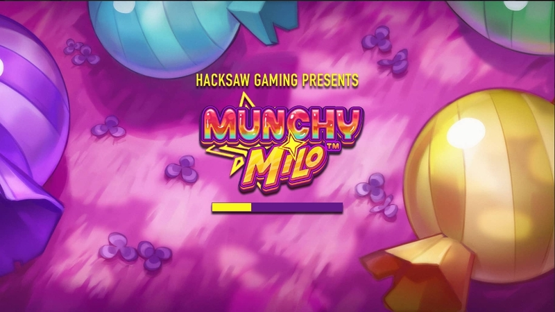Munchy Milo Hacksaw Gaming Slots - Introduction Screen