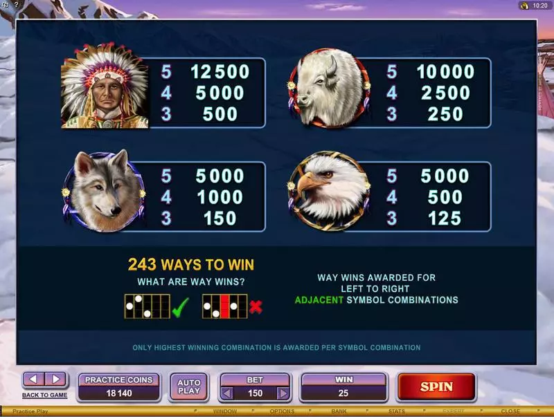 Mystic Dreams Microgaming Slots - Info and Rules