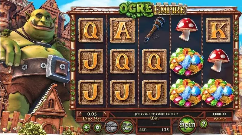 Ogre Empire BetSoft Slots - Main Screen Reels