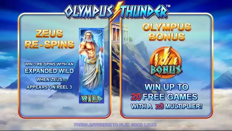 Olympus Thunder Nyx Interactive Slots - Info and Rules