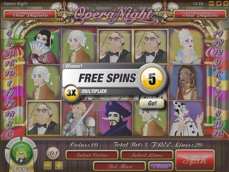 Opera Night Rival Slots - Bonus 1