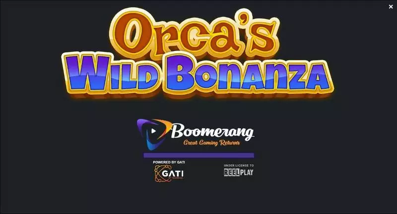 Orca's Wild Bonanza ReelPlay Slots - Introduction Screen