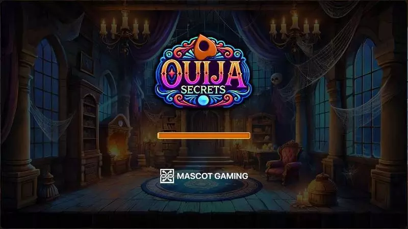 Ouija Secrets Mascot Gaming Slots - Introduction Screen