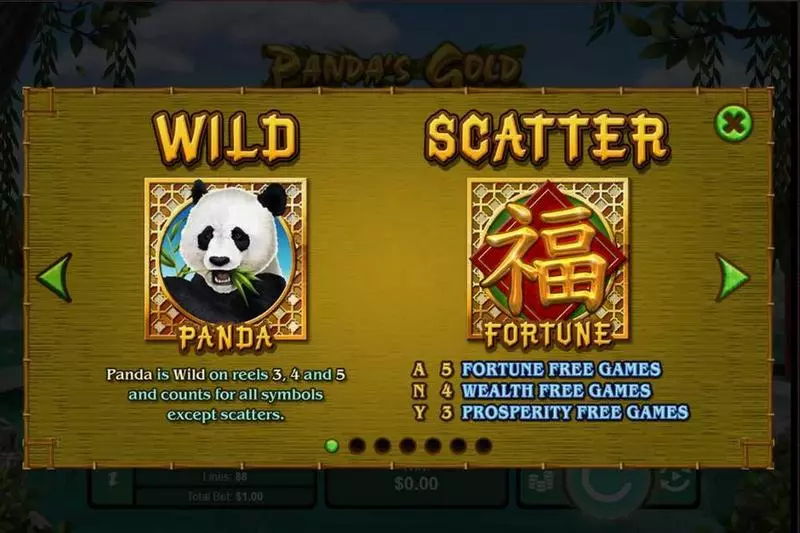 Panda's Gold RTG Slots - Bonus 1