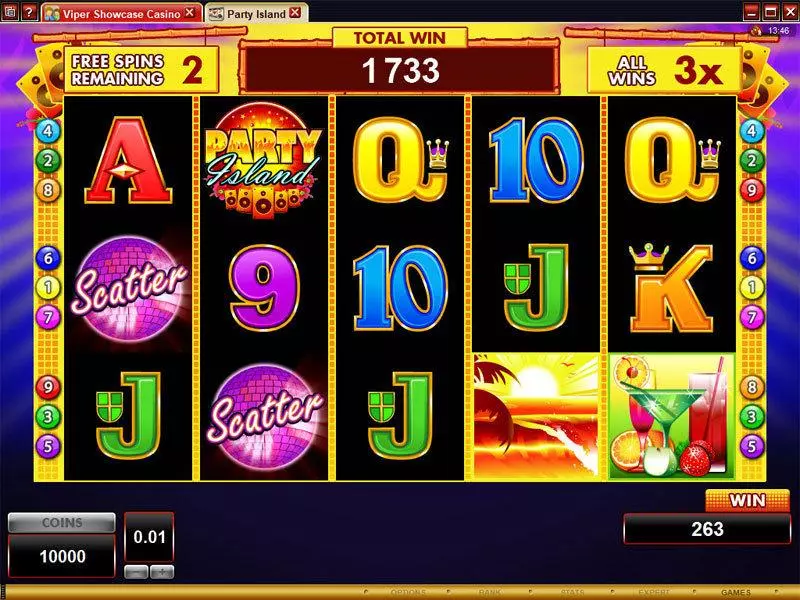 Party Island Microgaming Slots - Bonus 1