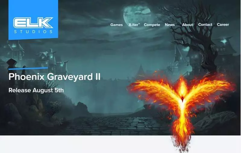 Phoenix Graveyard II Elk Studios Slots - Introduction Screen