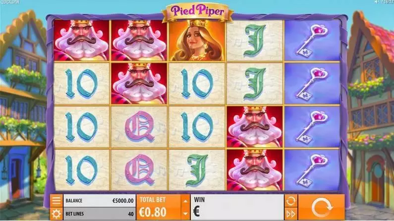 Pied Piper Quickspin Slots - Main Screen Reels