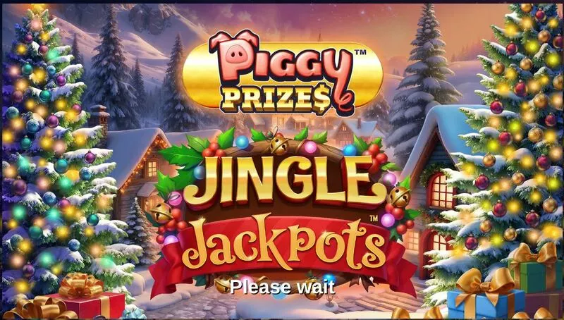 Piggy Prizes - Jingle Jackpots Greentube Slots - Introduction Screen