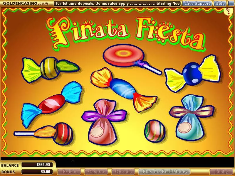 Pinata Fiesta WGS Technology Slots - Bonus 1