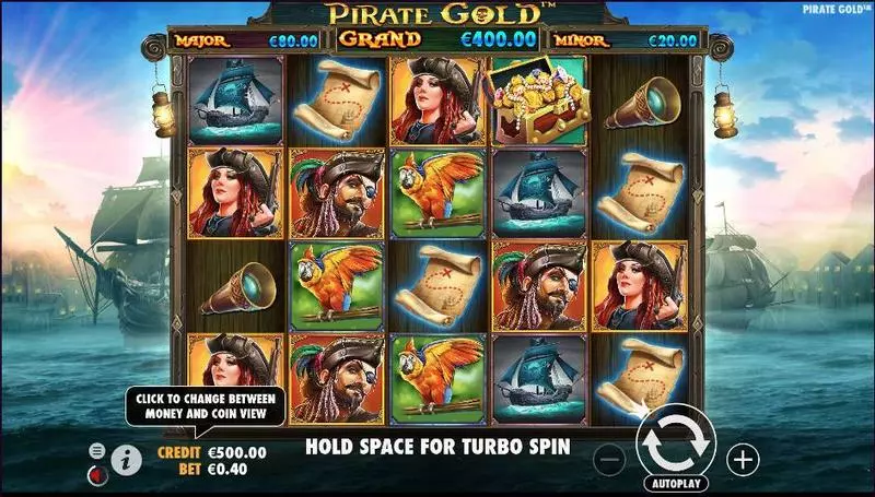 Pirate Gold Pragmatic Play Slots - Main Screen Reels