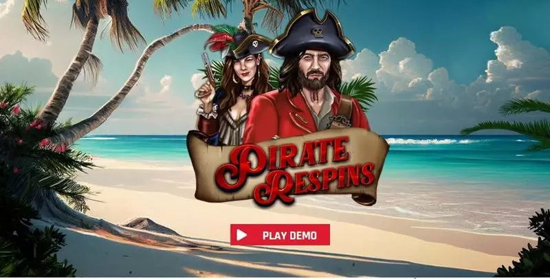 Pirate Respin Red Rake Gaming Slots - Introduction Screen
