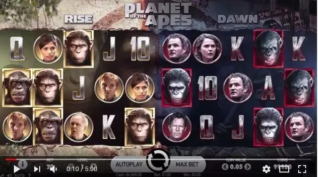 Planet of Apes NetEnt Slots - Info and Rules