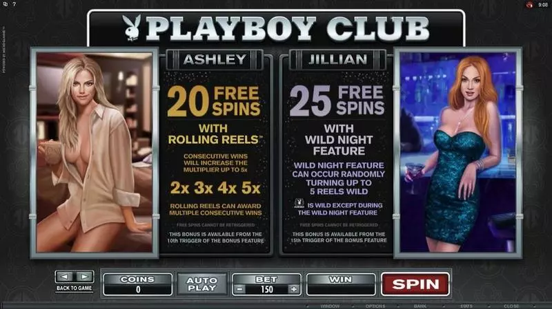 Playboy Microgaming Slots - Info and Rules