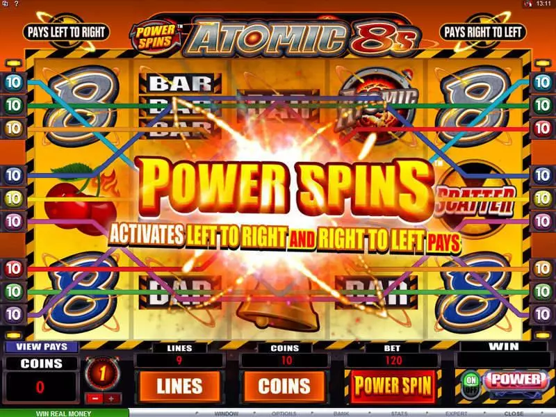 Power Spins - Atomic 8's Microgaming Slots - Bonus 1
