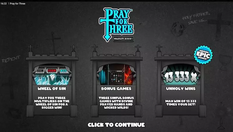 Pray for Free Hacksaw Gaming Slots - Info and Rules